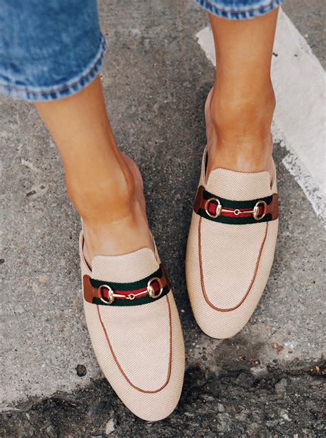 gucci princetown canvas mules|Gucci princetown mule outfits.